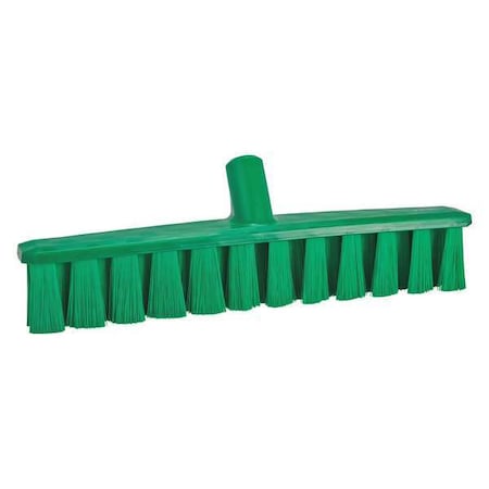 15 1/4 in Sweep Face Broom Head, Medium, Synthetic, Green MPN:31732