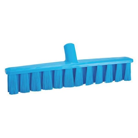 15 1/4 in Sweep Face Broom Head, Medium, Synthetic, Blue MPN:31733