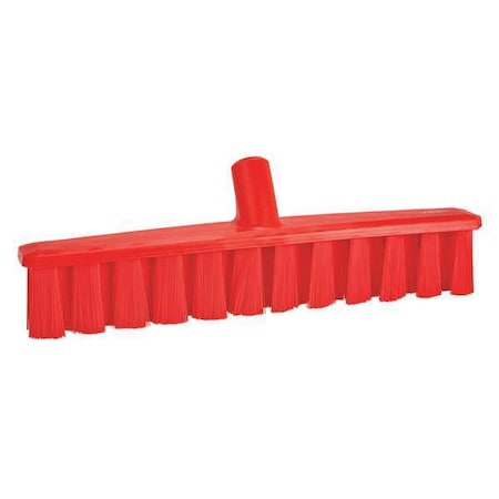 15 1/4 in Sweep Face Broom Head, Medium, Synthetic, Red MPN:31734