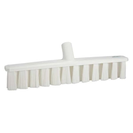 15 1/4 in Sweep Face Broom Head, Medium, Synthetic, White MPN:31735