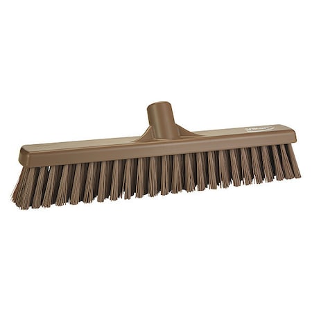 16 in Sweep Face Broom Head, Synthetic, Brown MPN:317466