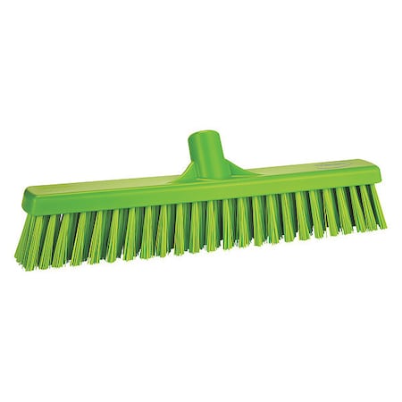 16 in Sweep Face Push Broom, Synthetic, Lime MPN:317477