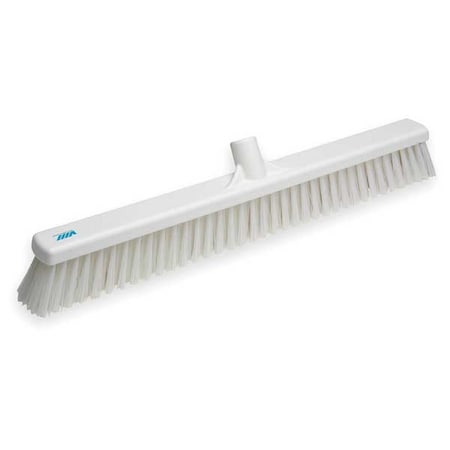 24 in Sweep Face Broom Head, Soft/Stiff Combination, Synthetic, White MPN:31945