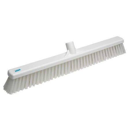 24 in Sweep Face Broom Head, Soft, Synthetic, White MPN:31995