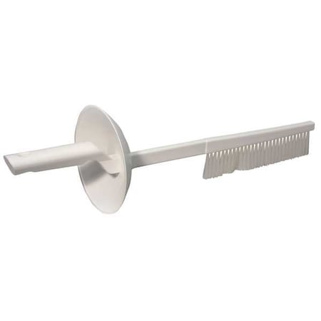 1/2 in W Scrub Brush, Medium, 4 3/4 in L Handle, 20 in L Brush, White, Plastic, 20 in L Overall MPN:41845