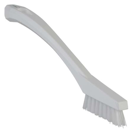 1/2 in W Detail Brush, Stiff, 5 1/2 in L Handle, 2 in L Brush, White, Plastic, 8 in L Overall MPN:44015