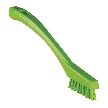 1/2 in W Detail Brush, Stiff, 5 1/2 in L Handle, 2 in L Brush, Green, Plastic, 8 in L Overall MPN:440177