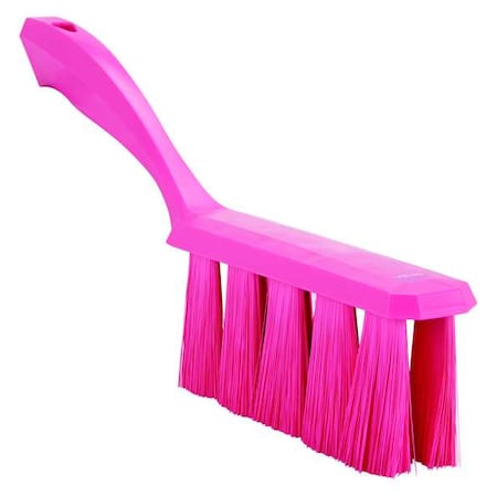1 1/2 in W Bench Brush, Soft, 7 in L Handle, 6 1/2 in L Brush, Pink, Plastic, 13 in L Overall MPN:45811