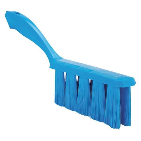 1 1/2 in W Bench Brush, Soft, 7 in L Handle, 6 1/2 in L Brush, Blue, Plastic, 13 in L Overall MPN:45813