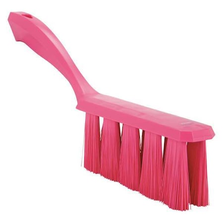 1 1/2 in W Bench Brush, Medium, 7 in L Handle, 6 1/2 in L Brush, Pink, Plastic, 13 in L Overall MPN:45851