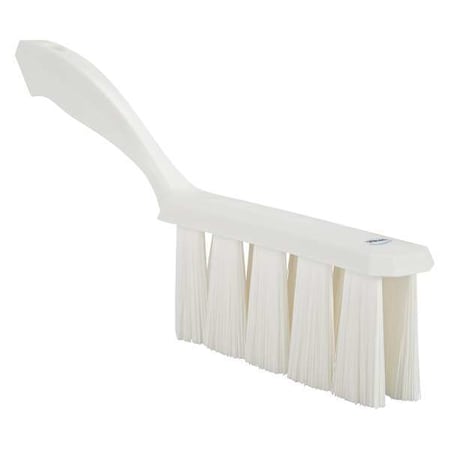 1 1/2 in W Bench Brush, Medium, 7 in L Handle, 6 1/2 in L Brush, White, Plastic, 13 in L Overall MPN:45855