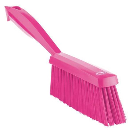 1 19/32 in W Bench Brush, Soft, 6 3/4 in L Handle, 7 in L Brush, Pink, Plastic, 13 in L Overall MPN:45871
