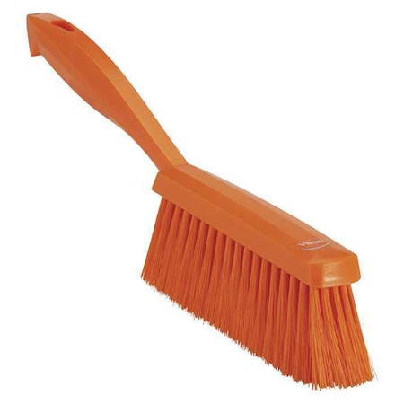 1 19/32 in W Bench Brush, Soft, 6 3/4 in L Handle, 7 in L Brush, Orange, Plastic, 13 in L Overall MPN:45877