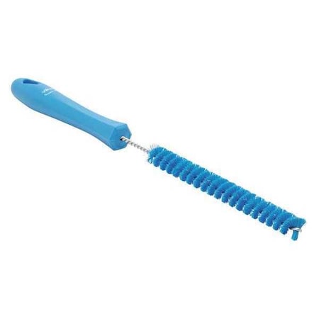 7/8 in W Tube and Pipe Brush, Stiff, 6 1/2 in L Handle, 5 3/4 in L Brush, Blue MPN:53603
