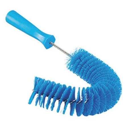 7 7/8 in W Hook Brush, Medium, 5 1/4 in L Handle, 15 1/2 in L Brush, Blue, Polypropylene MPN:53723