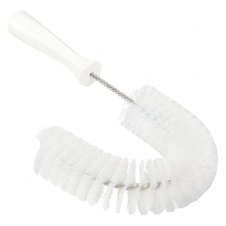 7 7/8 in W Hook Brush, Medium, 5 1/4 in L Handle, 15 1/2 in L Brush, White, Polypropylene MPN:53725