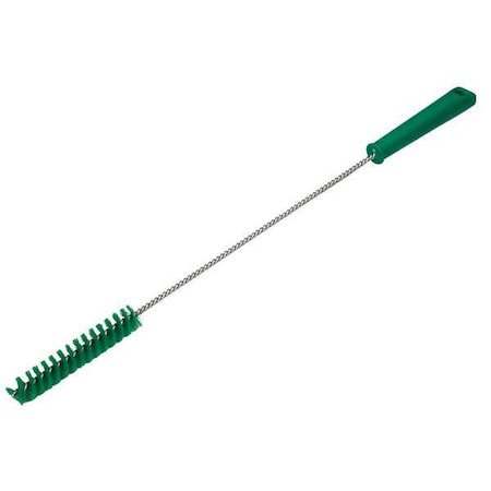 1 in W Tube and Valve Brush, Medium, 14 in L Handle, 5 57/64 in L Brush, Green MPN:53762