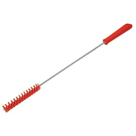 1 in W Tube and Valve Brush, Medium, 14 in L Handle, 5 57/64 in L Brush, Red, 19 9/10 in L Overall MPN:53764