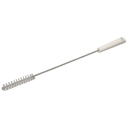 1 in W Tube and Valve Brush, Medium, 14 in L Handle, 5 57/64 in L Brush, White MPN:53765
