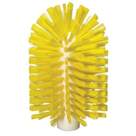 3 7/8 in W Tube and Pipe Brush, Medium, Not Applicable L Handle, 6 in L Brush, Yellow MPN:53801036