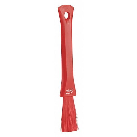 1 13/16 in W Detail Brush, Soft, 5 51/64 in L Handle, 8 5/64 in L Brush, Red, Plastic MPN:5551304