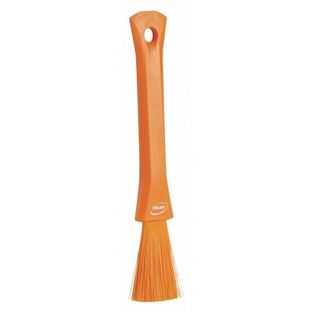 1 13/16 in W Detail Brush, Soft, 5 51/64 in L Handle, 8 5/64 in L Brush, Orange, Plastic MPN:5551307