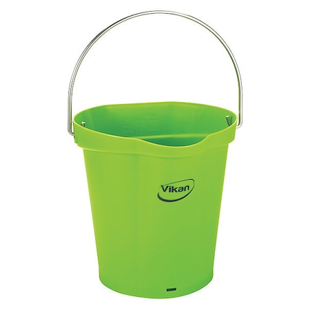 Hygienic Bucket, 1 1/2 gal, Green MPN:568877