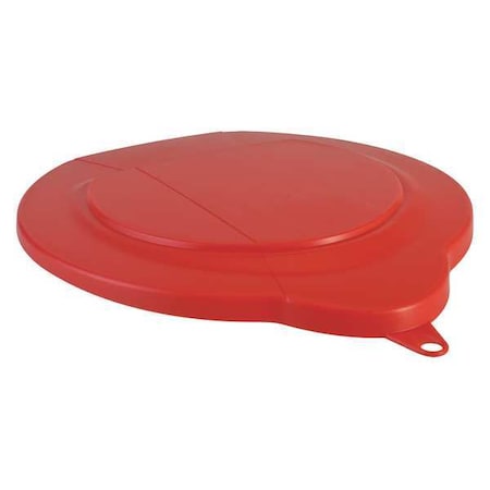 Pail Lid, Red, 9 3/4 in Diameter MPN:56894