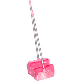 Remco 62501 Lobby Dustpan w/Broom Pink 62501