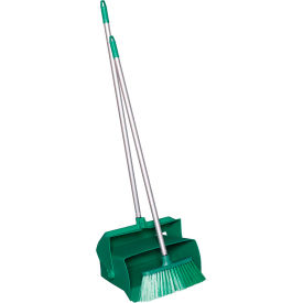 Remco 62502 Lobby Dustpan w/Broom Green 62502