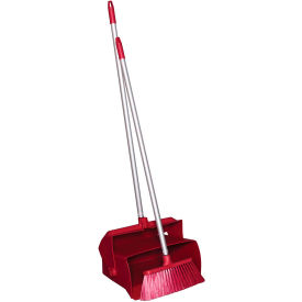 Remco 62504 Lobby Dustpan w/Broom Red 62504