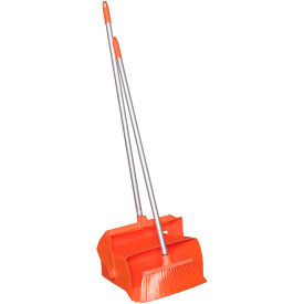 Remco 62507 Lobby Dustpan w/Broom Orange 62507