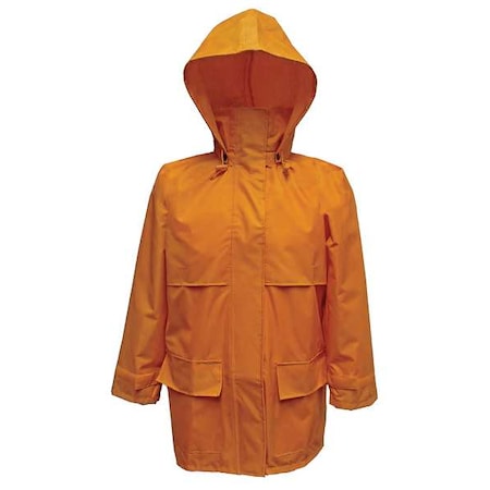 Rain Jacket with Detachable Hood, Ylw, S MPN:2910JY-S