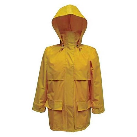 Rain Jacket, Unrated, Yellow, 4XL MPN:2910JY-XXXXL