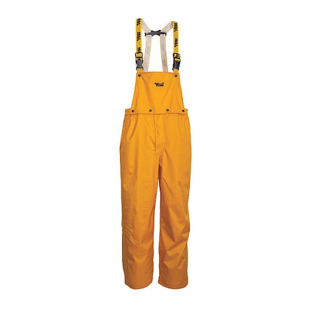 Journeyman Bib Pant, 420D, Yellow, 4XL, 420 Denier Nylon with PVC Backing, Yellow, 4XL MPN:3300P-XXXXL
