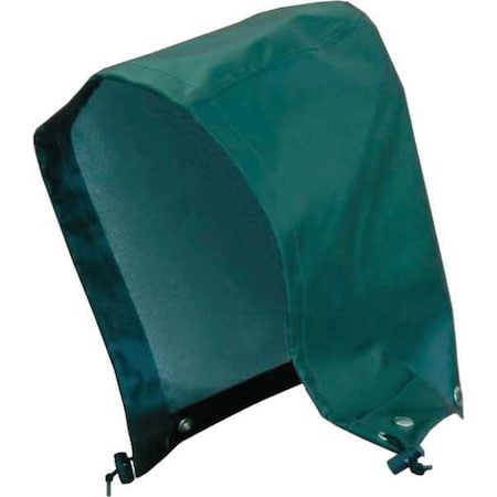 Rain Hood, Green, Snaps, Polyester/PVC MPN:4112
