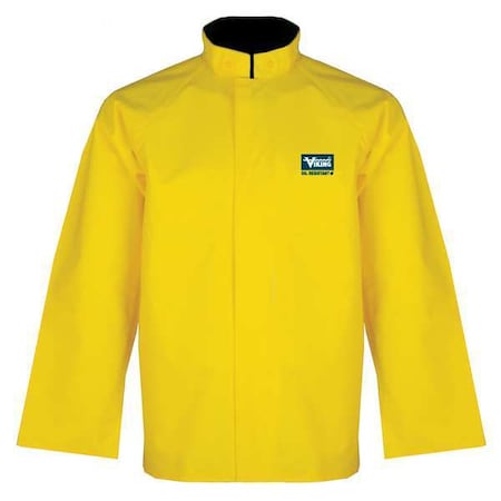 Vented Rain Jacket, Yellow, 43 Chest, Men, L MPN:5110J-L