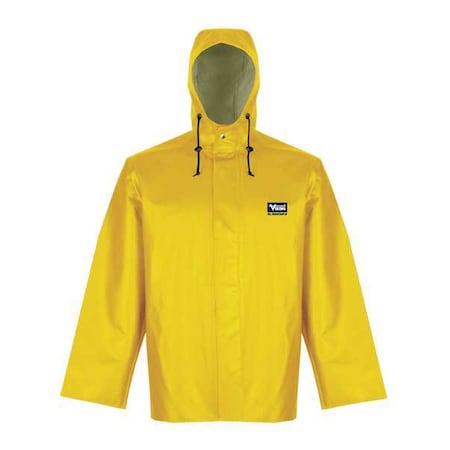 Hooded Rain Jacket, Yllw, 55 Chest, Men, 3XL MPN:5125J-XXXL