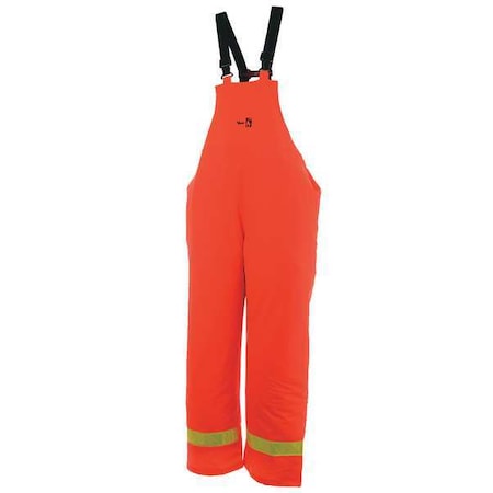 Flame-Resistant PU Rain Bib Overall, 3XL, 32 1/2 in Inseam, Polyurethane MPN:6050FRP-XXXL