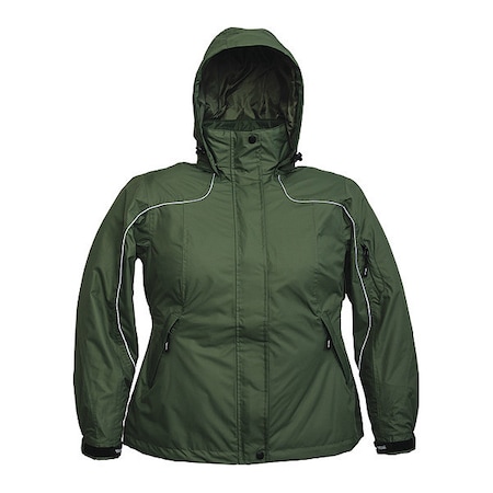 Jacket, Polyester/PU shell, Zipper/Hook and Loop, Martini/Green, S MPN:866MG-S