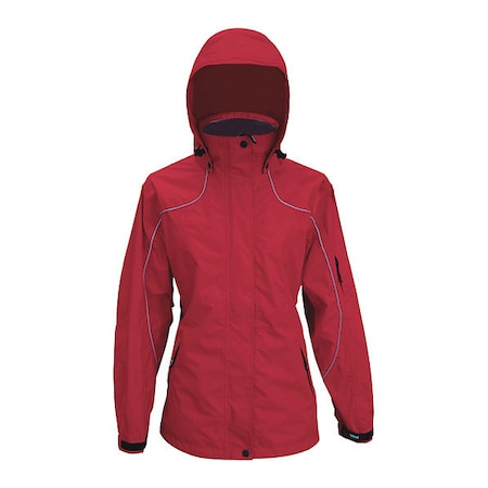 Jacket, Polyester/PU shell, Zipper, Hook-and-Loop, Red, S MPN:880R-S