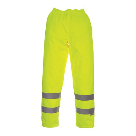 Rain Pants, 300D Trilobal Rip-Stop Material, Elastic Waist with Drawstring Closure, Green, Size 4XL MPN:D6329WPG-XXXXL