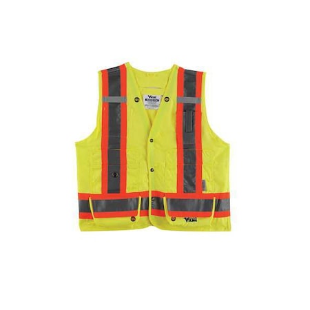 High Visibility Vest, Class 2, S, Lime MPN:U6195G-S