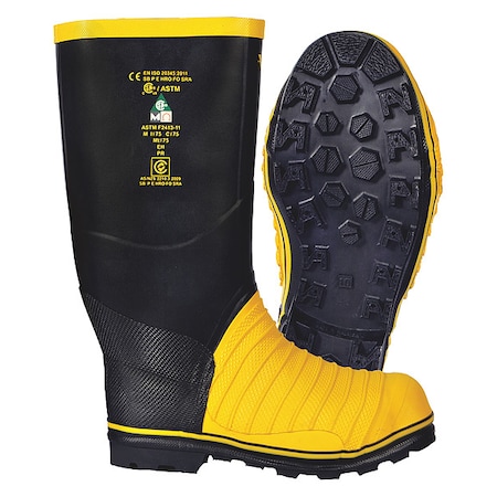 Unisex Viking® Miner 49er Tall Rubber Boot, Steel Toe, 16