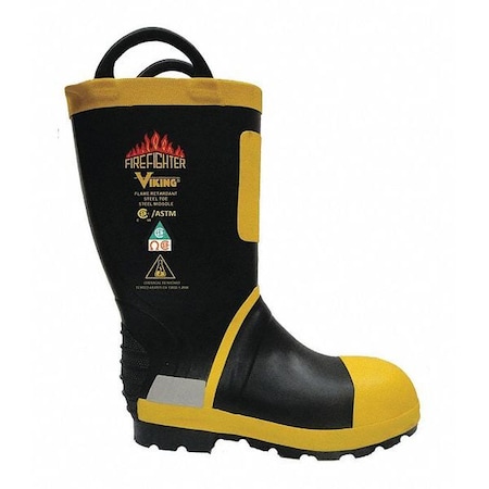 Fire Boot Felt Lined, Yllw/Blk, Size 6, PR MPN:VW90-6