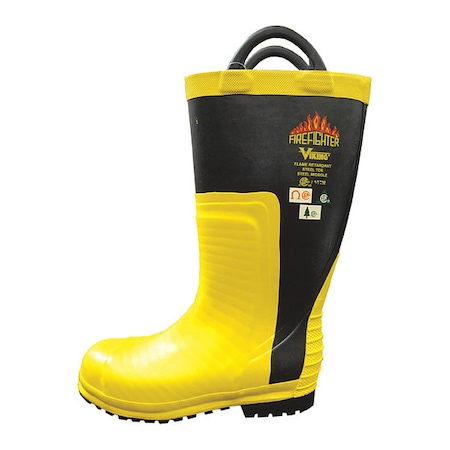 Rescue Saw Fire Boot, Yllw/Blk, Size 4, PR MPN:VW91-4