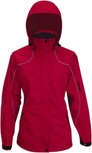 Rain Jacket: Size XL, Red, Polyester MPN:880R-XL Rain Jacket: Size XL, Red, Polyester MPN:880R-XL