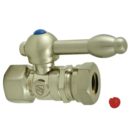 CC44158KL 1/2 O.D. Compression, 1/2 Slip Joint Straight Shut-off Valve MPN:CC44158KL