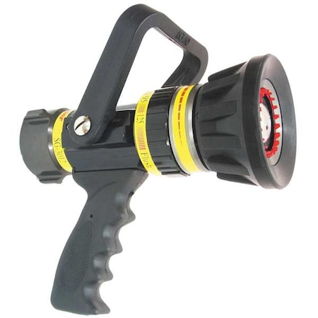 Fire Hose Nozzle, 1-1/2 In., Black MPN:SG3012