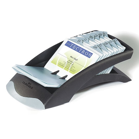 Business Card File, Tray, Black MPN:241301